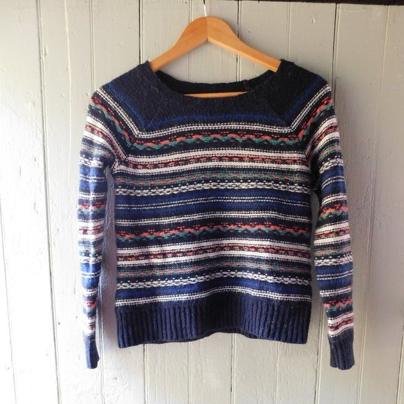 🦔🐾 Multicolor Cropped Sweater Knit 🦔🐾 - Picture 2 of 6